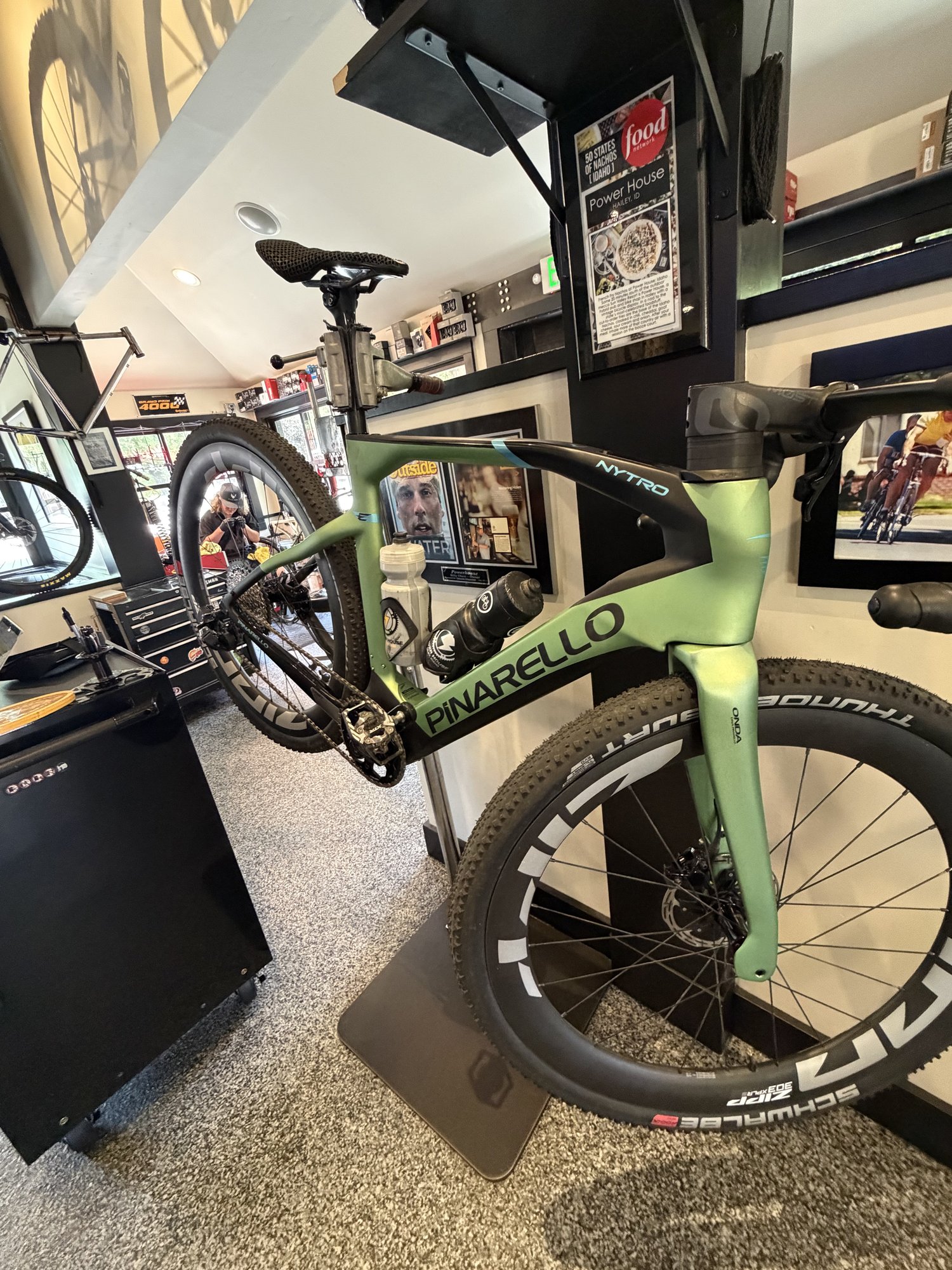 Pinarello e-gravel bike at Power House